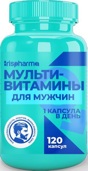 Ирисфарма витаминно-минеральный комплекс для мужчин капсулы 120 шт. Ирисфарма витаминно-минеральный комплекс для мужчин капсулы 120 шт.