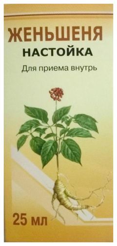 Женьшеня настойка 25мл Женьшеня настойка 25мл