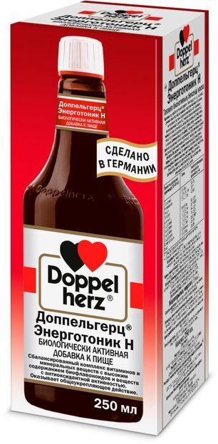 Доппельгерц Энерготоник Н эликсир 250мл Queisser Pharma GmbH & Co.