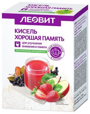 Леовит Хорошая Память кисель 20г 5 шт. Леовит Хорошая Память кисель 20г 5 шт.