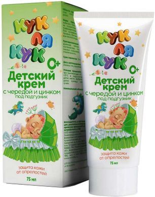 Кук Ля Кук крем детский под подгузник Череда/Цинк 0+ 75мл Мирролла Кук Ля Кук крем детский под подгузник Череда/Цинк 0+ 75мл Мирролла