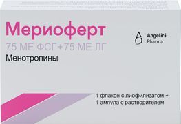 Мериоферт 75Ме Фсг+75Ме Лг 1 шт. лиофилизат для приготовления раствора для инъекций Мериоферт 75Ме Фсг+75Ме Лг 1 шт. лиофилизат для приготовления раствора для инъекций