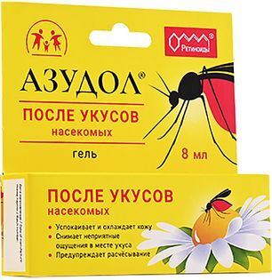 Азудол гель после укусов насекомых 8мл Ретиноиды Азудол гель после укусов насекомых 8мл Ретиноиды