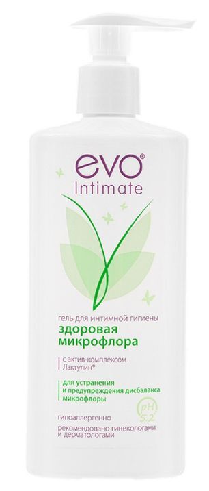 Эво Интимэйт гель для интимной гигиены Здоровая Микрофлора 250мл Эво Интимэйт гель для интимной гигиены Здоровая Микрофлора 250мл