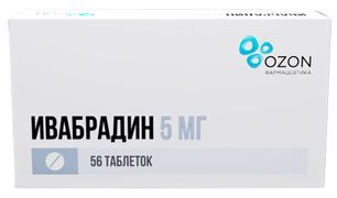 Ивабрадин 5мг 56 шт. таблетки покрытые пленочной оболочкой Ивабрадин 5мг 56 шт. таблетки покрытые пленочной оболочкой