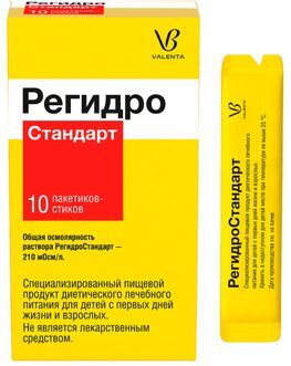 Регидростандарт порошок для приготовления раствора для приема внутрь 10 шт.