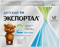 Экспортал 5г 6 шт. порошок для приготовления раствора для приема внутрь Экспортал 5г 6 шт. порошок для приготовления раствора для приема внутрь