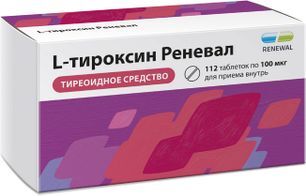 L-тироксин реневал 100мкг 112 шт. таблетки L-тироксин реневал 100мкг 112 шт. таблетки