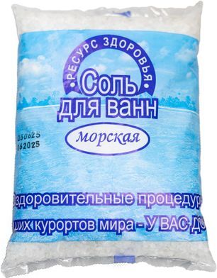 Ресурс здоровья соль для ванн морская 1кг