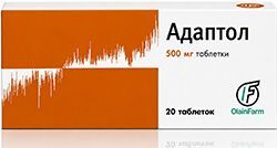 Адаптол 500мг 20 шт. таблетки Адаптол 500мг 20 шт. таблетки