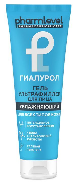 Фармлевел Гиалурол Zd гель для лица Ультрафиллер 75мл Фармлевел Гиалурол Zd гель для лица Ультрафиллер 75мл