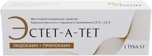 Эстет-а-тет 2,5%+2,5% 5г крем для местного/наружного применения Эстет-а-тет 2,5%+2,5% 5г крем для местного/наружного применения