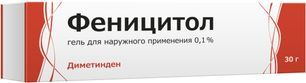 Феницитол 0,1% 30г гель для наружного применения Феницитол 0,1% 30г гель для наружного применения