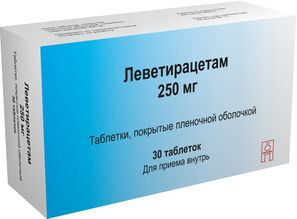 Леветирацетам 250мг 30 шт. таблетки покрытые пленочной оболочкой Леветирацетам 250мг 30 шт. таблетки покрытые пленочной оболочкой
