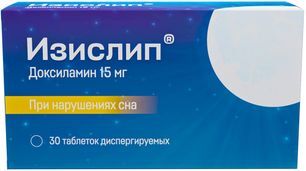 Изислип 15мг 30 шт. таблетки диспергируемые Изислип 15мг 30 шт. таблетки диспергируемые