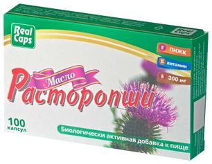 Масло Расторопши капсулы 300мг 100 шт. РеалКапс