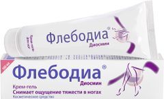 Флебодиа крем-гель 100мл Флебодиа крем-гель 100мл