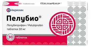 Пелубио 30мг 30 шт. таблетки Пелубио 30мг 30 шт. таблетки