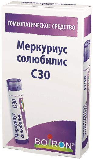 Меркуриус Солюбилис С30 4г гранулы гомеопатические Меркуриус Солюбилис С30 4г гранулы гомеопатические