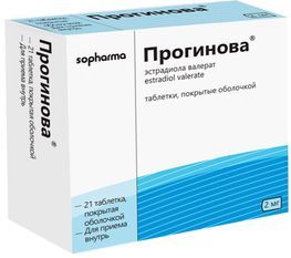 Прогинова 2мг 21 шт. драже Прогинова 2мг 21 шт. драже
