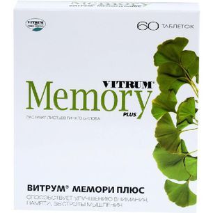 Витрум Мемори Плюс таблетки 60 шт. Eagle Nutritionals,Inc.