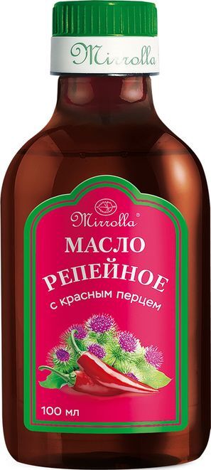 Масло Репейное с Красным Перцем 99мл Мирролла Масло Репейное с Красным Перцем 99мл Мирролла
