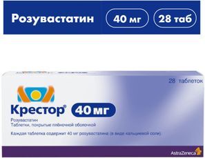 Крестор 40мг 28 шт. таблетки покрытые пленочной оболочкой . Крестор 40мг 28 шт. таблетки покрытые пленочной оболочкой .
