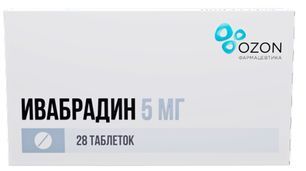 Ивабрадин 5мг 28 шт. таблетки покрытые пленочной оболочкой