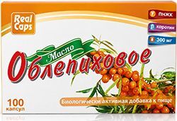 Масло Облепиховое капсулы 300мг 100 шт. РеалКапс Масло Облепиховое капсулы 300мг 100 шт. РеалКапс
