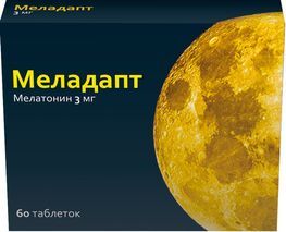 Меладапт 3мг 60 шт. таблетки покрытые пленочной оболочкой