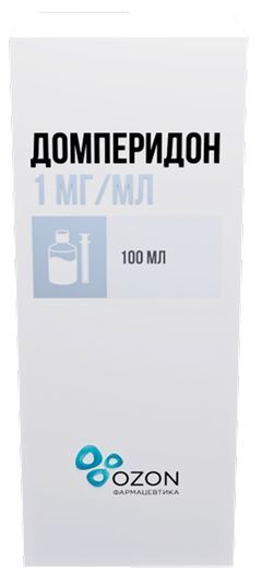 Домперидон 1мг/мл 100мл суспензия для приема внутрь Домперидон 1мг/мл 100мл суспензия для приема внутрь