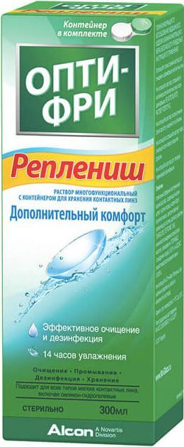 Опти-Фри Реплениш раствор для контактных линз 300мл Алкон Опти-Фри Реплениш раствор для контактных линз 300мл Алкон