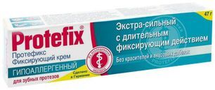 Протефикс крем фиксирующий для зубных протезов Экстра сильный/Гипоаллергенный 40мл/47г Queisser Pharma GmbH & Co. Протефикс крем фиксирующий для зубных протезов Экстра сильный/Гипоаллергенный 40мл/47г Queisser Pharma GmbH & Co.