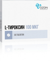 L-Тироксин 100мкг 50 шт. таблетки