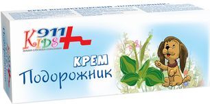 911 Кидс крем при ссадинах и ушибах Подорожник 50мл Твинс Тэк