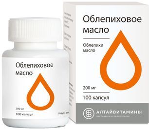 Масло облепиховое 0,2г 100 шт. капсулы Масло облепиховое 0,2г 100 шт. капсулы