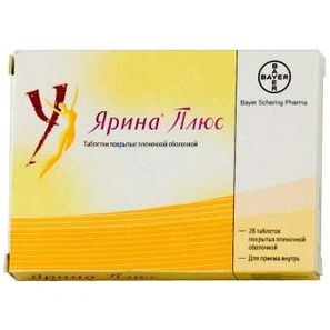 Ярина плюс 28 шт. таблетки покрытые пленочной оболочкой Ярина плюс 28 шт. таблетки покрытые пленочной оболочкой