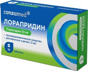 Консумед Лорапридин 10мг 10 шт. таблетки Консумед Лорапридин 10мг 10 шт. таблетки