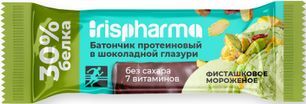 Ирисфарма батончик протеиновый 30% фисташковое мороженое 40г