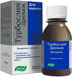 Турбослим Дренаж напиток для мужчин 100мл Эвалар Турбослим Дренаж напиток для мужчин 100мл Эвалар