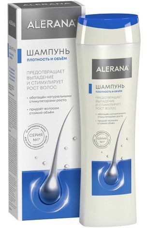 Алерана шампунь плотность и объем 250мл Вертекс Алерана шампунь плотность и объем 250мл Вертекс