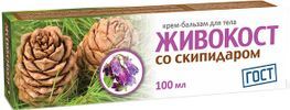 Живокост Со Скипидаром крем-бальзам для суставов 100мл Твинс Тэк