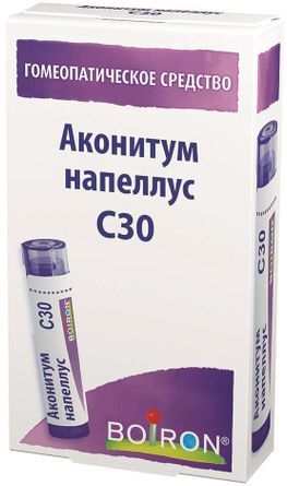 Аконитум напеллус с30 4г гранулы гомеопатические Аконитум напеллус с30 4г гранулы гомеопатические