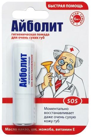Айболит помада гигиеническая Sos-восстановление 2,8г Айболит помада гигиеническая Sos-восстановление 2,8г