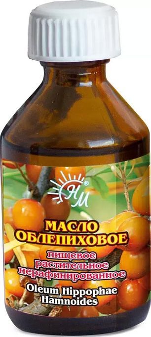 Масло Облепиховое Солнат нерафинированное 50мл Натуральные масла