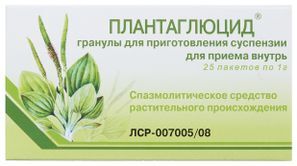 Плантаглюцид 1г 25 шт. гранулы для приготовления суспензии для приема внутрь Вифитех Плантаглюцид 1г 25 шт. гранулы для приготовления суспензии для приема внутрь Вифитех