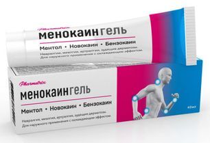 Менокаин гель с охлаждающим и отвлекающим эффектом 40мл