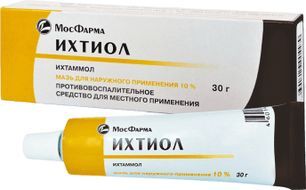 Ихтиол 10% 30г мазь для наружного применения Ихтиол 10% 30г мазь для наружного применения