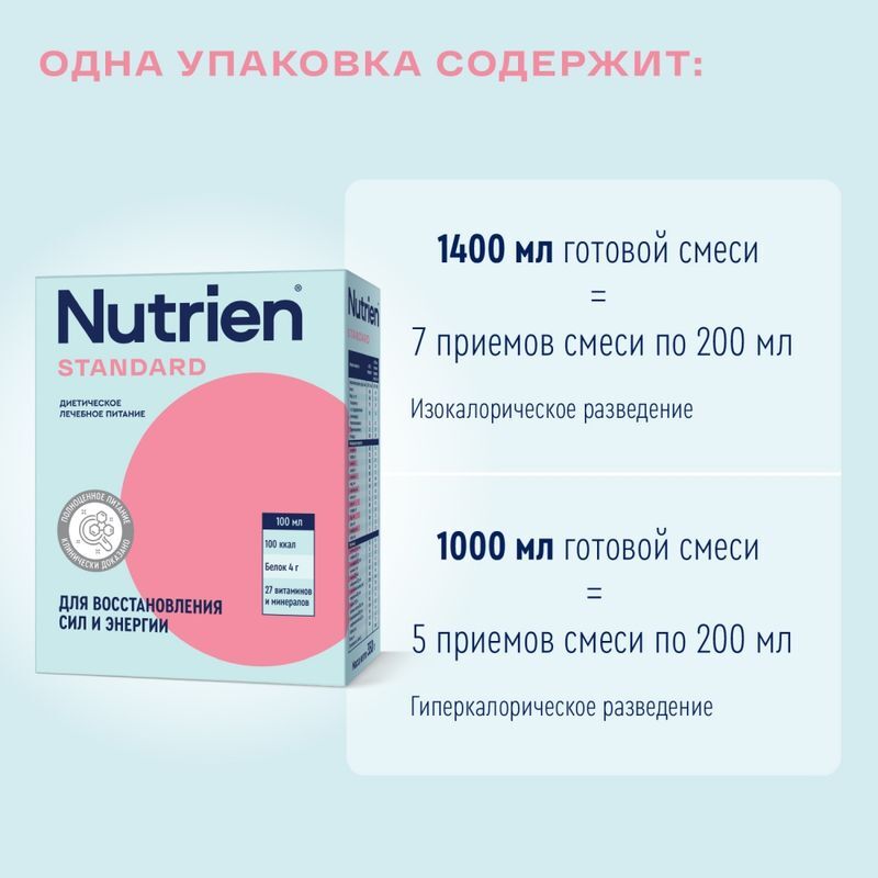 Нутриэн Стандарт смесь для энтерального питания 350г, фото №5