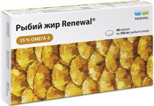 Рыбий жир реневал капсулы 0,5г 48 шт. Рыбий жир реневал капсулы 0,5г 48 шт.